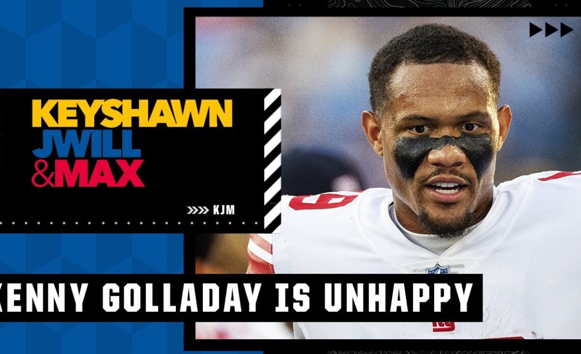 Kenny Golladay is unhappy about his playing time with the Giants & said 'I came here to play!' | KJM