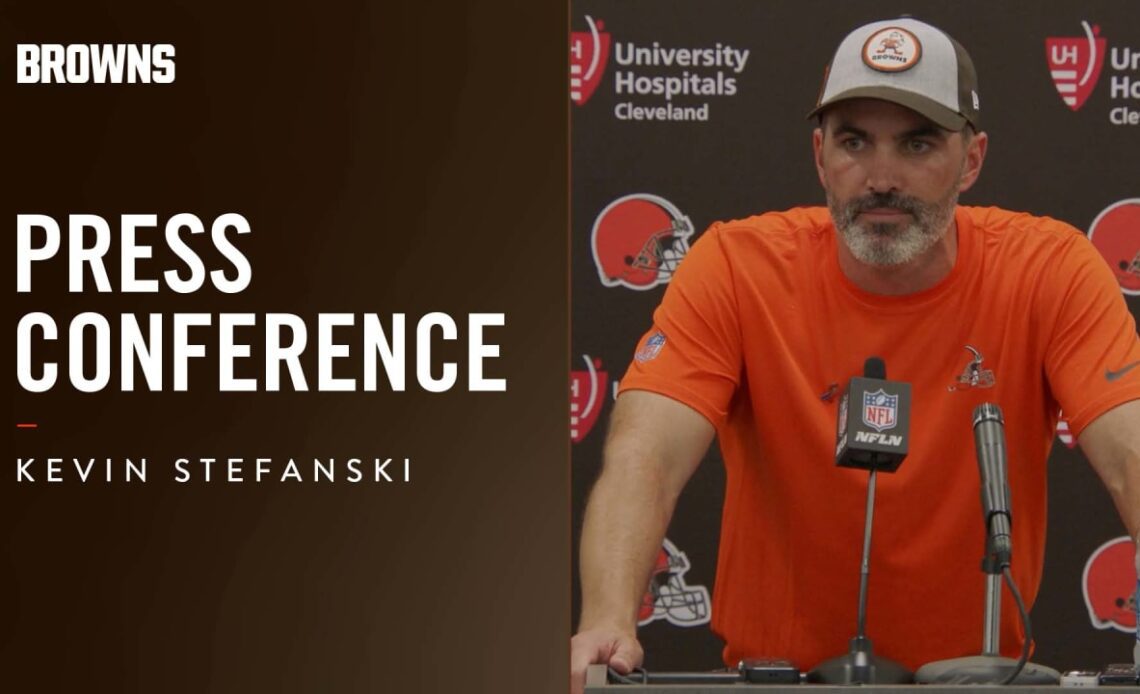 Kevin Stefanski Postgame Press Conference vs. Panthers