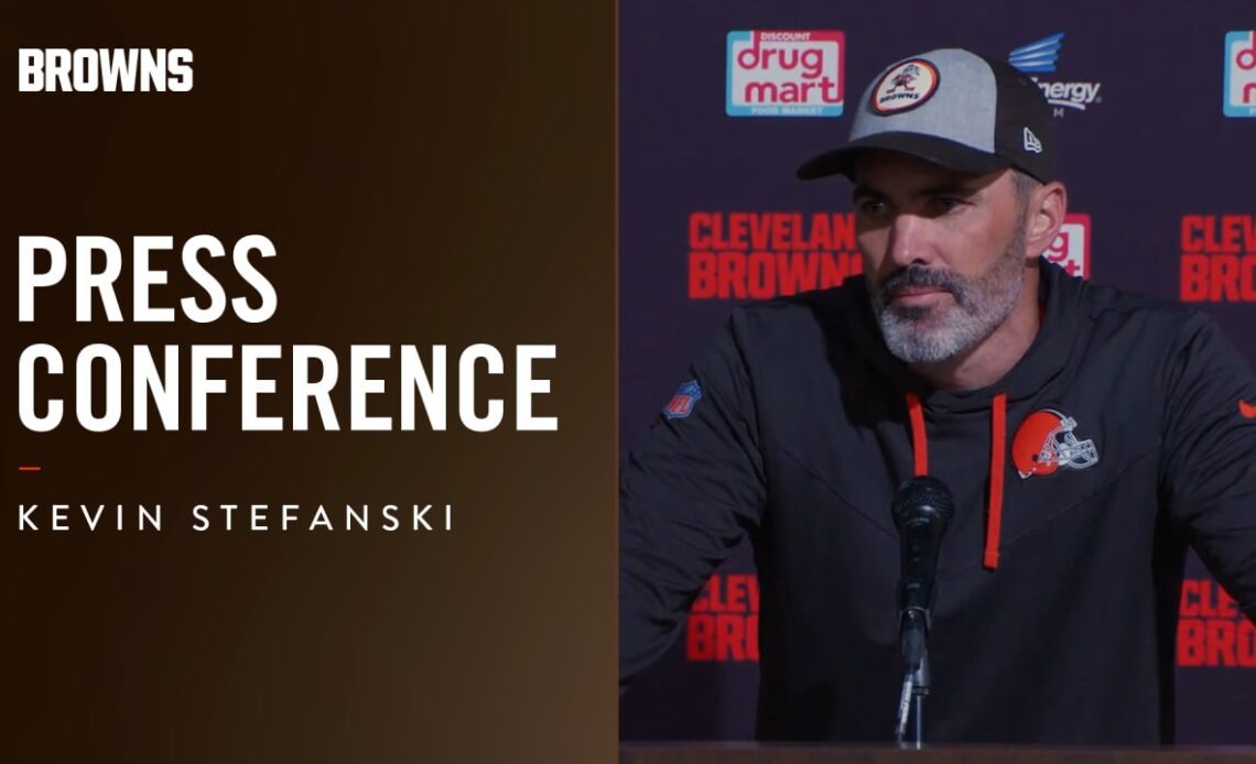 Kevin Stefanski Postgame Press Conference vs. Steelers