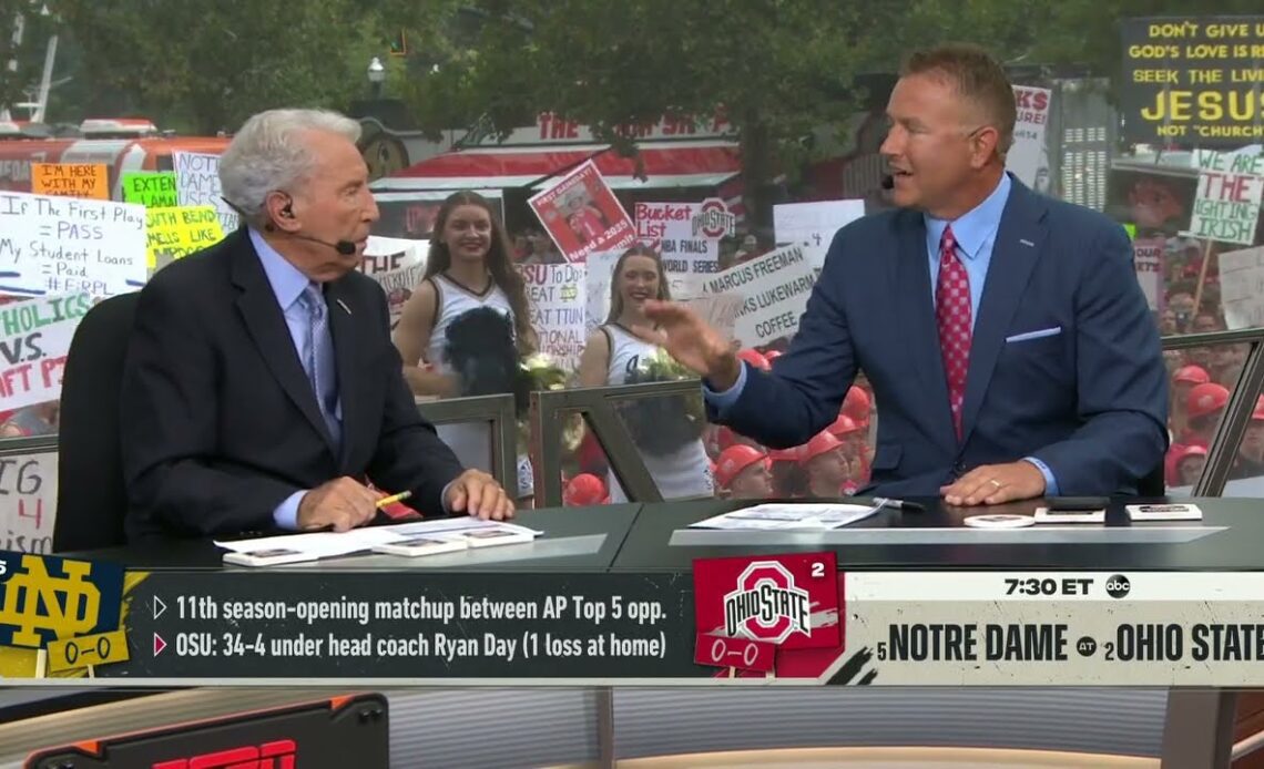 Marcus Freeman has to tell Notre Dame that they can win vs. Ohio State and believe it! - Lee Corso