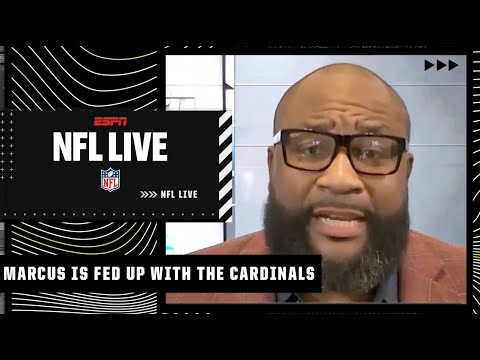 Marcus Spears is TIRED of the Cardinals looking unprepared! 😡 | NFL Live