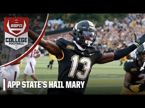 Matt Barrie reacts to App State's Hail Mary: THAT'S why you love college football! | ESPN CFB