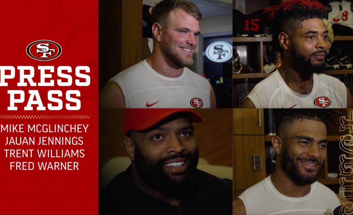 McGlinchey, Jennings, Williams, Warner: 'It's Going to be a Fun Matchup'