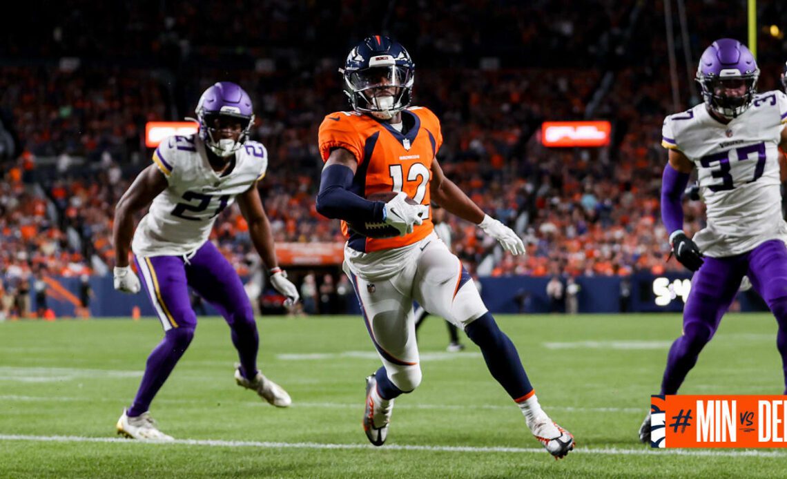 Montrell Washington rushes for 11-yard TD | Broncos vs. Vikings