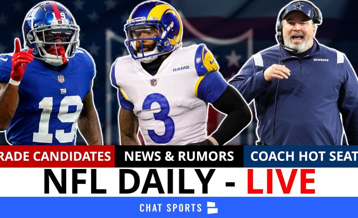 NFL LIVE: News, Odell Beckham Rumors, Tua, Jalen Hurts, Trade Candidates + NFL Head Coach Hot Seat