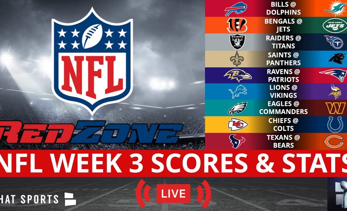 NFL RedZone Live Streaming NFL Week 3: Scoreboard, Highlights, Scores, Stats, News & Analysis