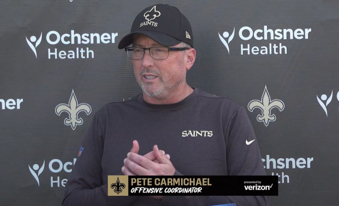 New Orleans Saints offensive coordinator Pete Carmichael on Week 1 vs. Atlanta Falcons 9/8/2022