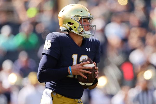 Notre Dame Fighting Irish QB Tyler Buchner to have shoulder surgery, miss 4 months