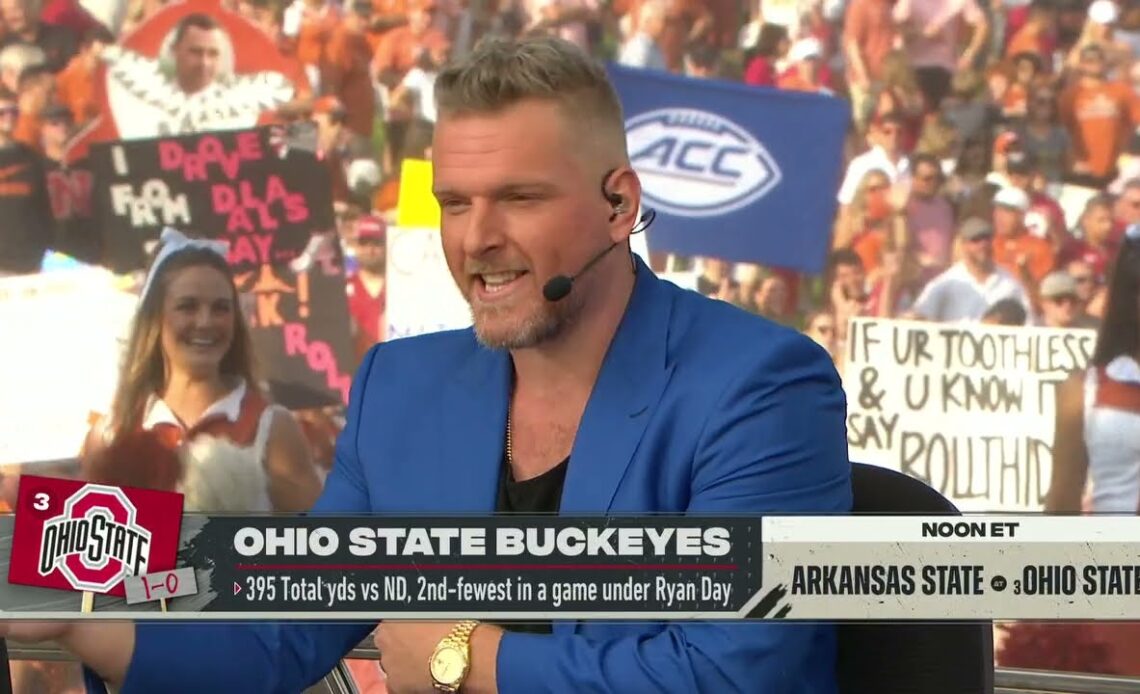 Ohio State is always going to be great 😤 - Pat McAfee | College GameDay