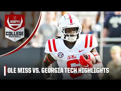 Ole Miss Rebels vs. Georgia Tech Yellow Jackets | Full Game Highlights