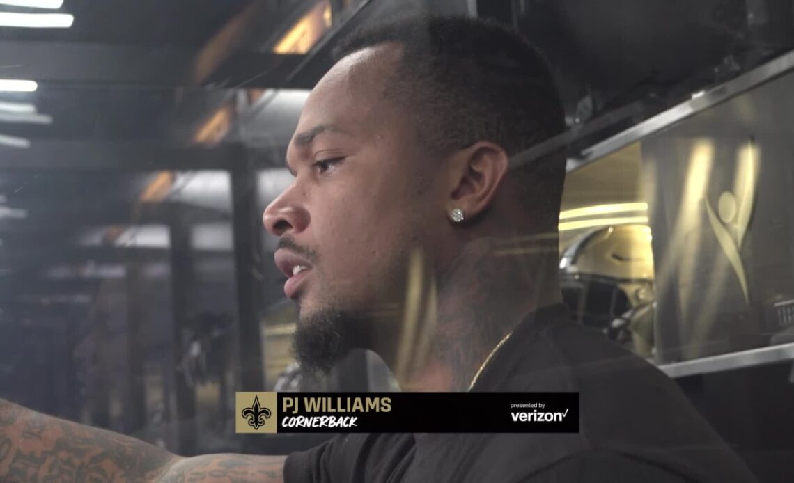 P.J. Williams Post-Practice Interview 9/22/2022 | Saints Panthers Week 3