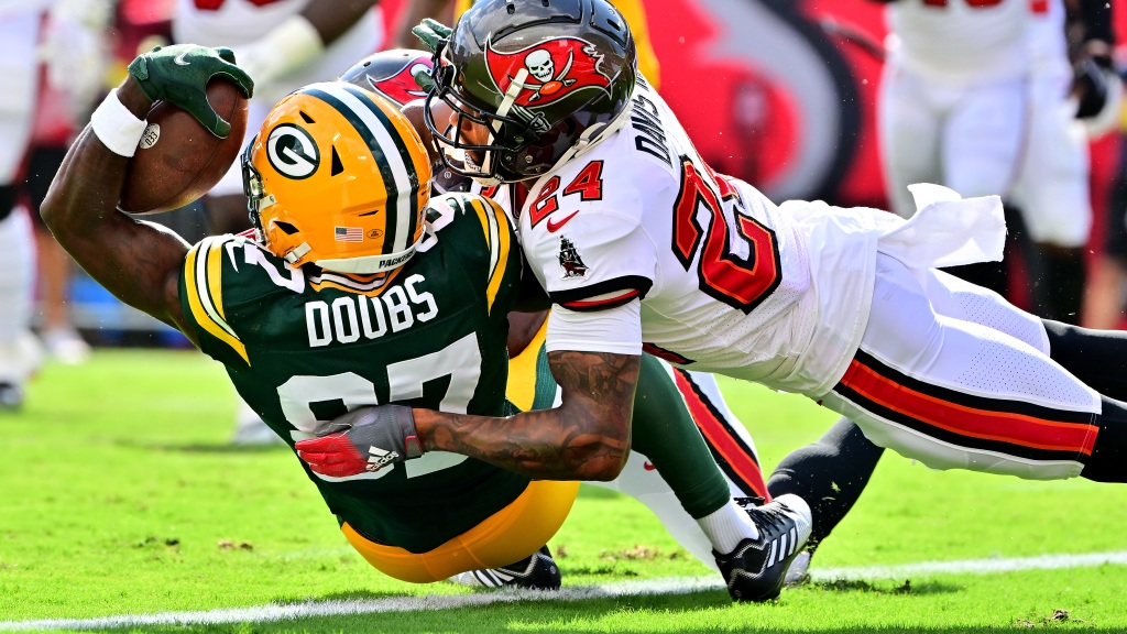 Packers WR Romeo Doubs catches 1st NFL TD from Aaron Rodgers