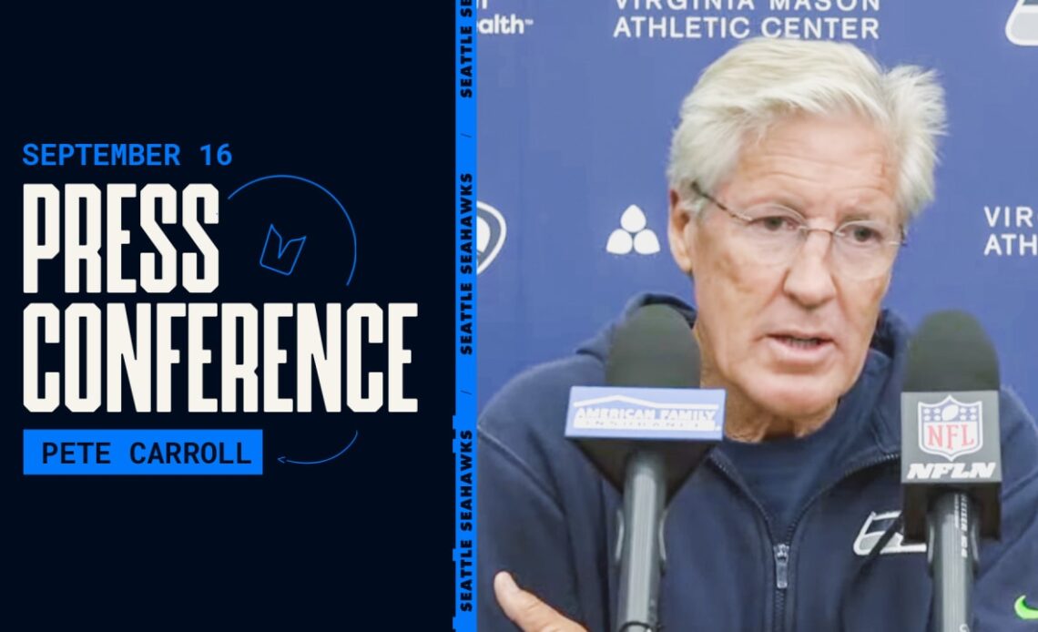Pete Carroll Friday Press Conference