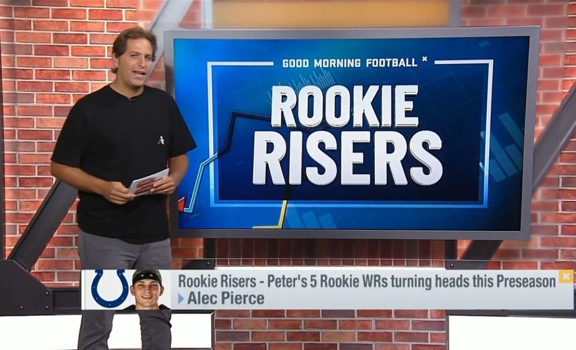 Peter Schrager's five rookie WRs turning heads in preseason| 'GMFB'
