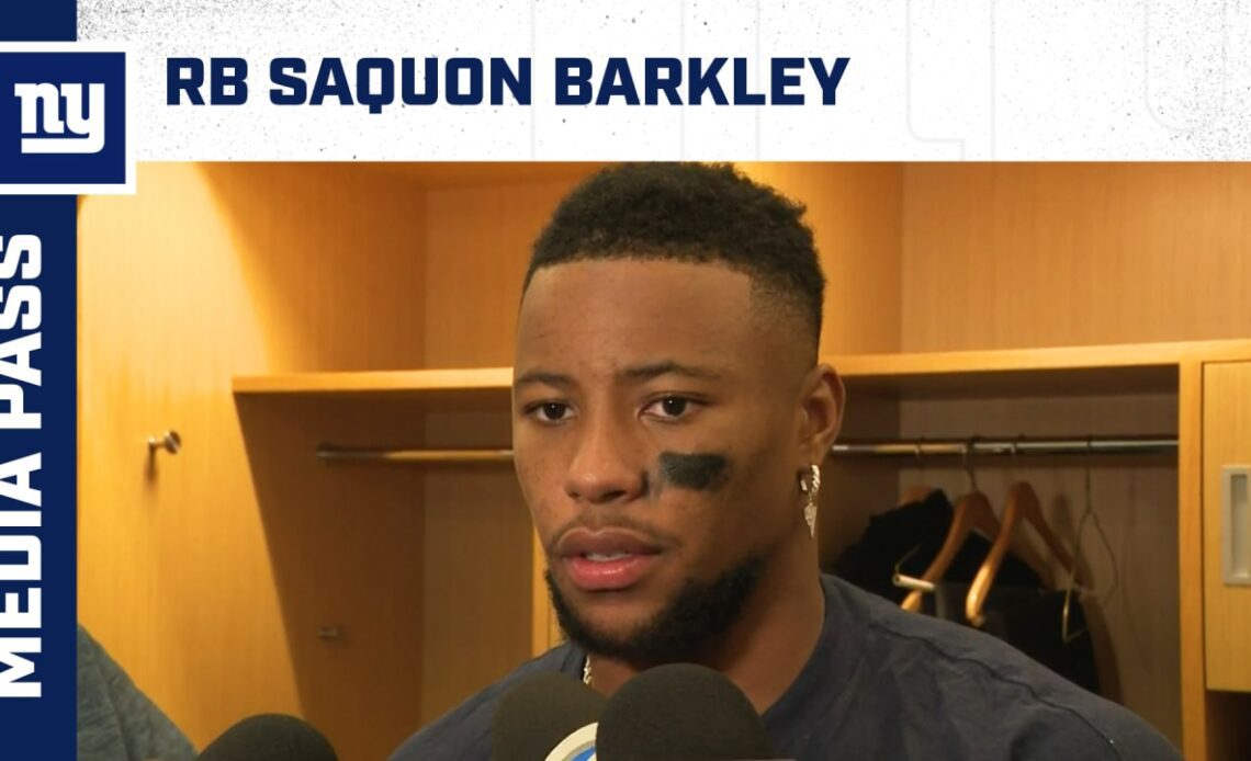 RB Saquon Barkley: 'Move on and get ready for Chicago'