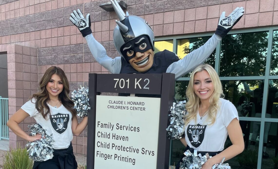 Raiders hold Junior Training Camp at Child Haven Emergency Shelter