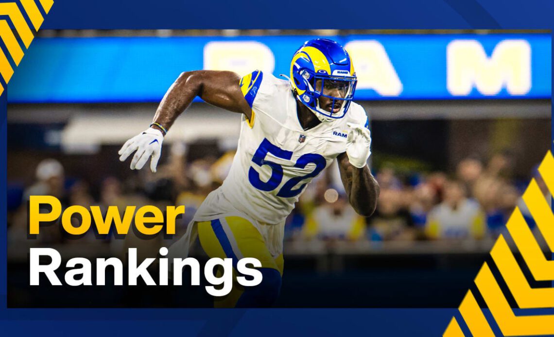 Rams Power Rankings: Week 2