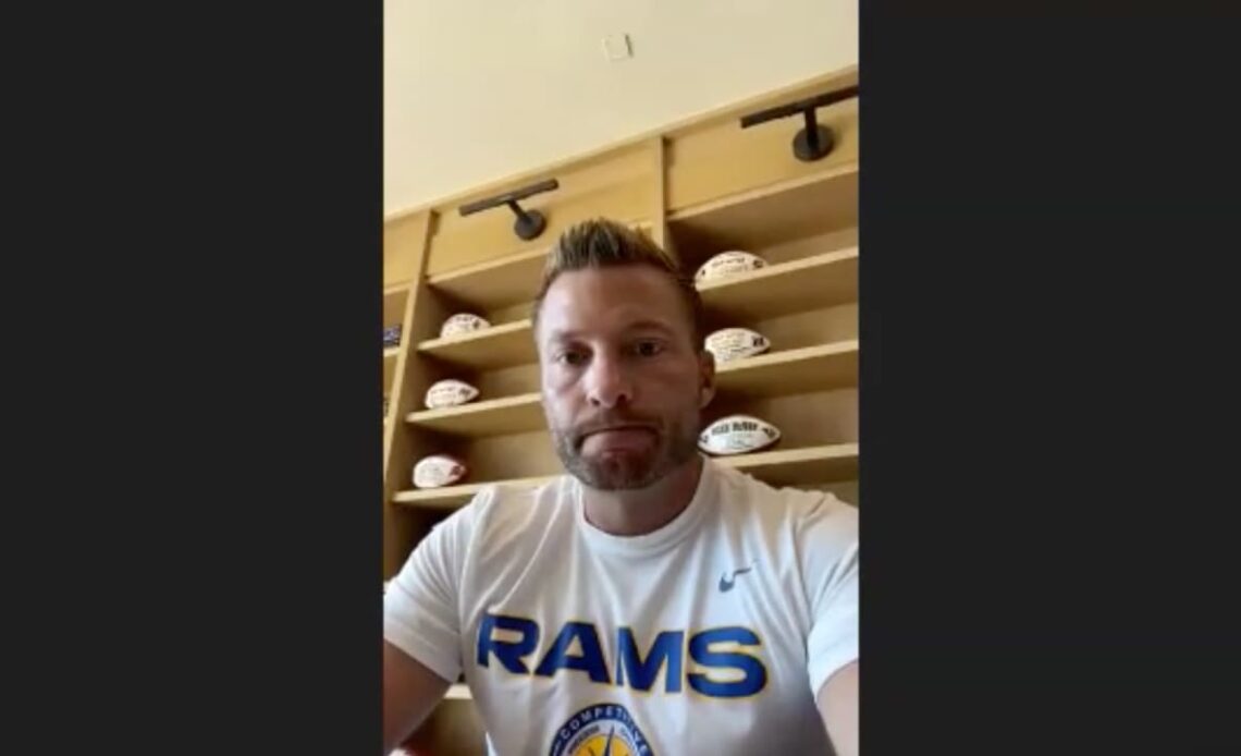 Rams head coach Sean McVay talks process of reducing to initial 53-man roster