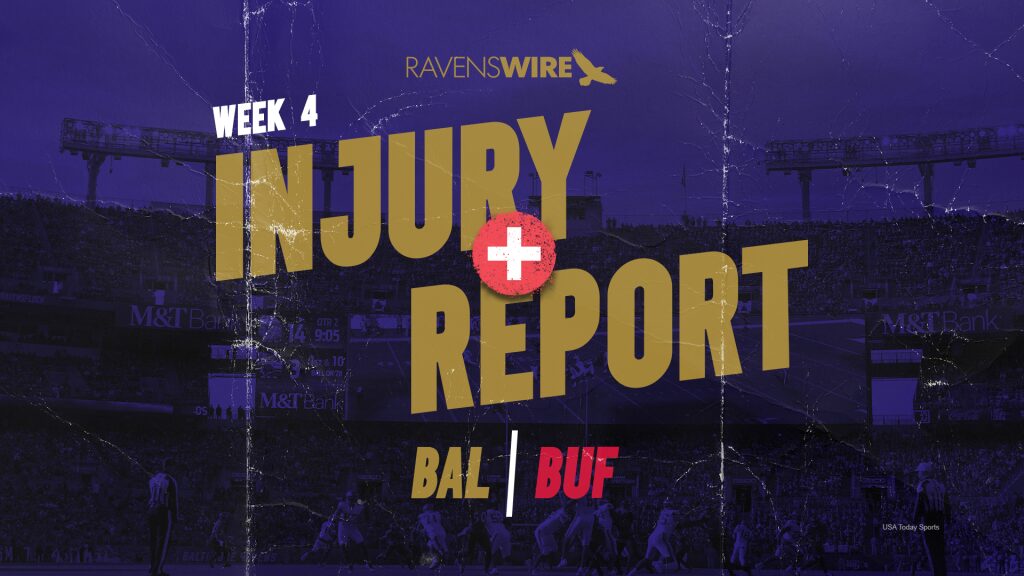 Ravens release first injury report for Week 4 matchup vs. Bills