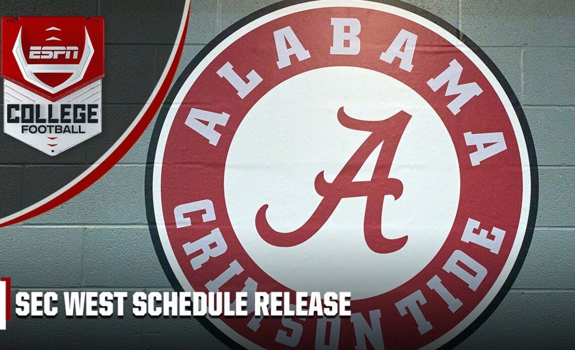 Reviewing Alabama's 2023 schedule and the rest of the SEC West