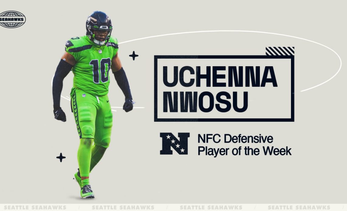 Seahawks LB Uchenna Nwosu Named NFC Defensive Player Of The Week