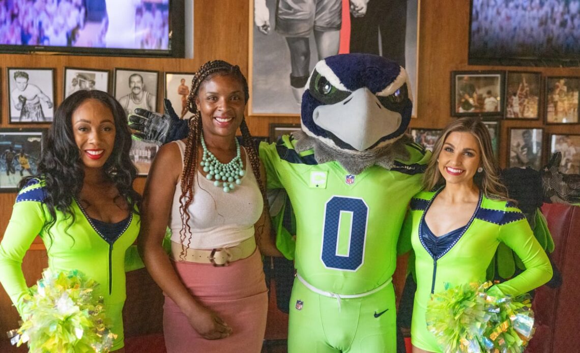 Seahawks Spread Action Green Friday Cheer At Local Businesses