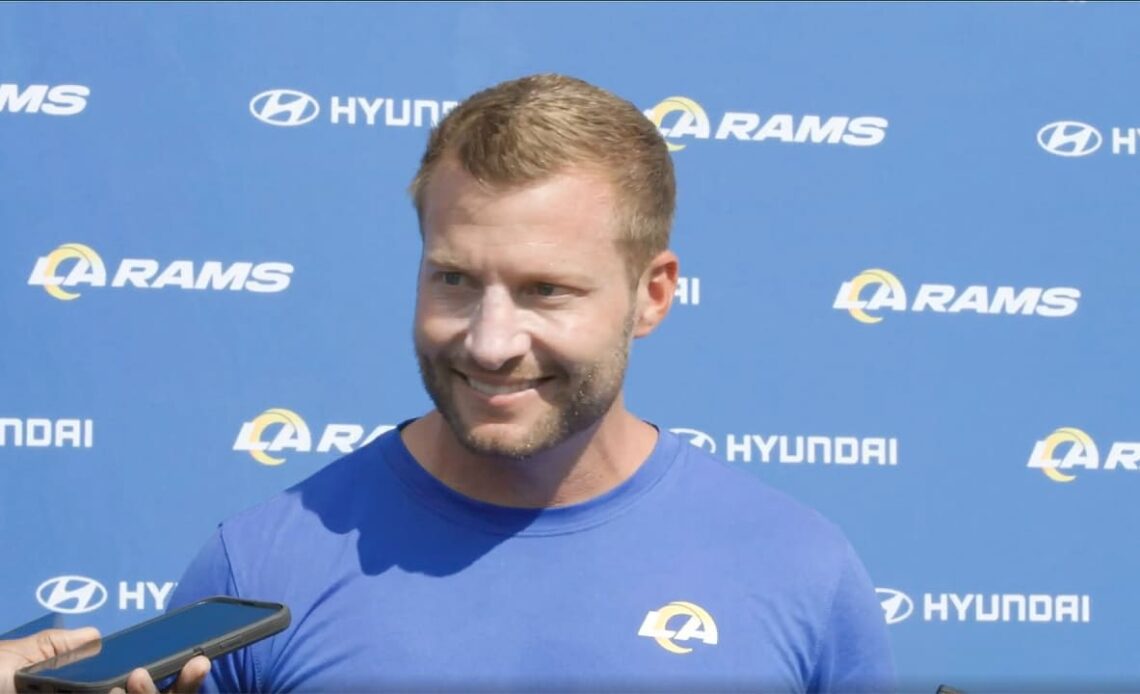 Sean McVay discusses Jalen Ramsey's leadership & countering the strengths of Bengals during joint practice
