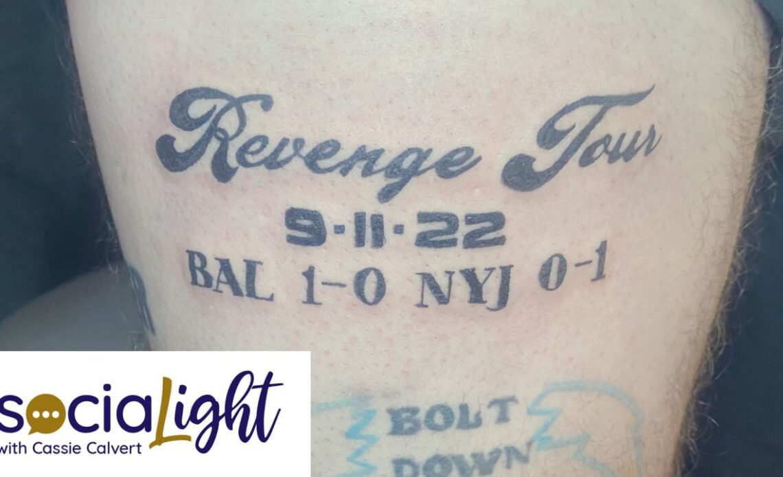 SociaLight: Ravens Win Tattoo Guy Is Back