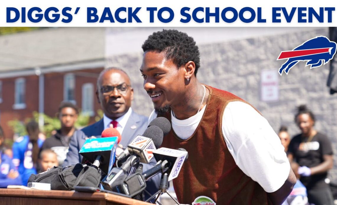 Stefon Diggs Hosts 2022 Back to School Event