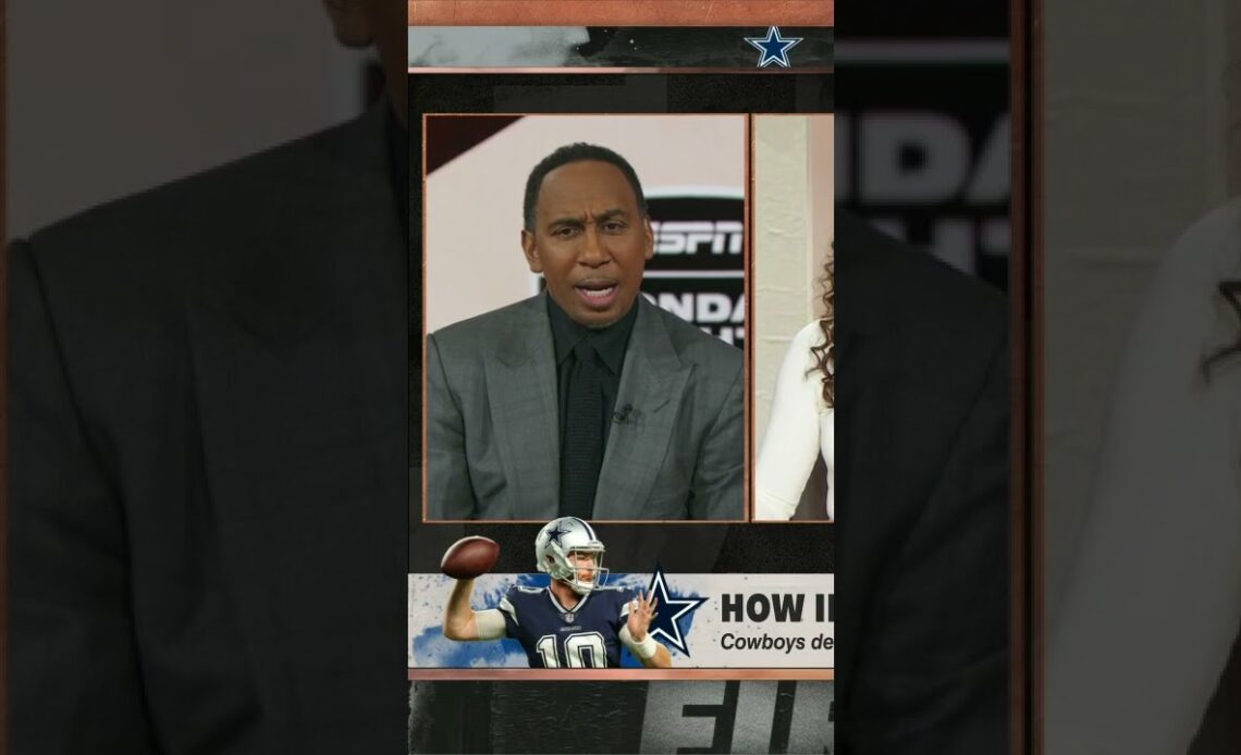 Stephen A. gives the Cowboys a 20% to make the playoffs 😂