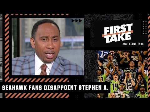 Stephen A. is disappointed with Seahawks fans for booing Russell Wilson | First Take