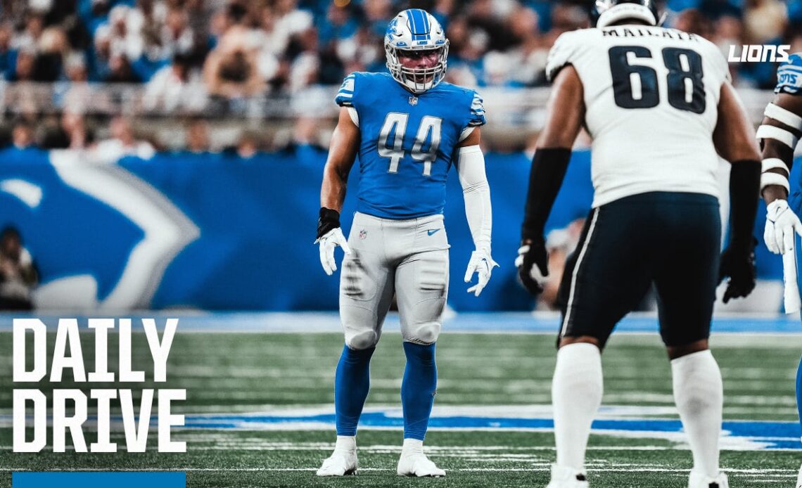 THE DAILY DRIVE: Snap counts, PFF grades: Lions rookie LB Malcolm Rodriguez gets solid review in first start