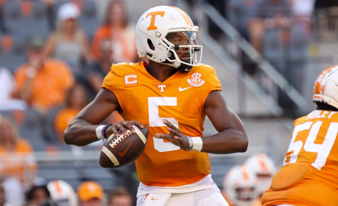 Tennessee-Ball State: Vols’ halftime stats leaders