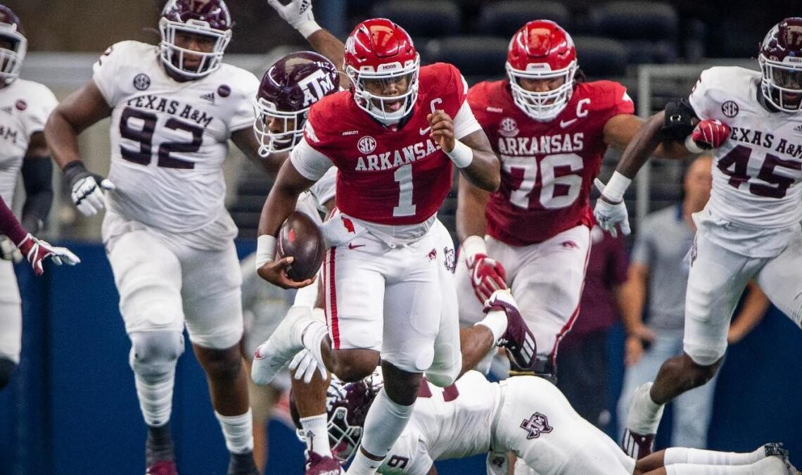 Texas A&M vs. Arkansas: Prediction, pick, spread, football game odds, live stream, watch online, TV channel