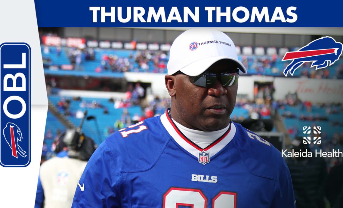 Thurman Thomas: "I expect us to be 3-0 after this game"