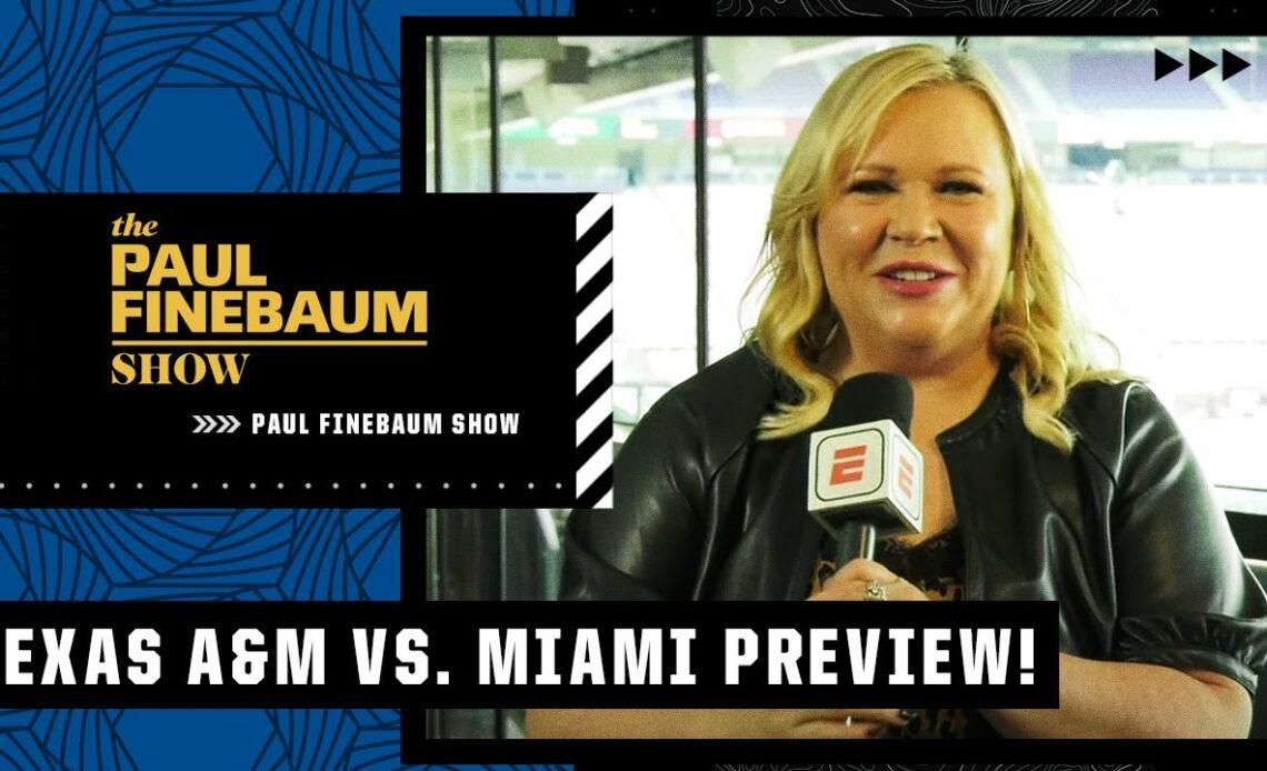 Time of possession is going to matter❗️- Holly Rowe on Texas A&M vs. Miami | The Paul Finebaum Show