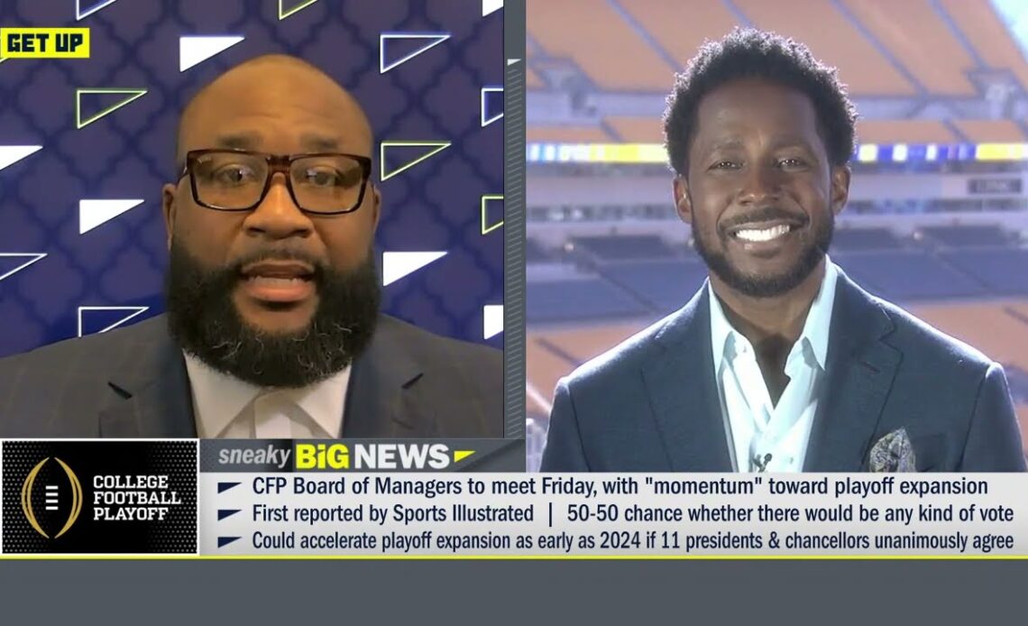 Time to EXPAND the College Football Playoff ASAP?! 👀 | Get Up