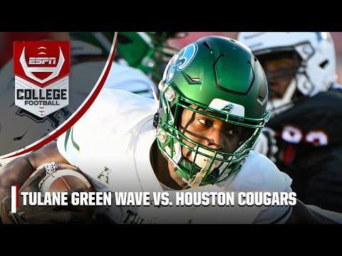 Tulane Green Wave at Houston Cougars | Full Game Highlights