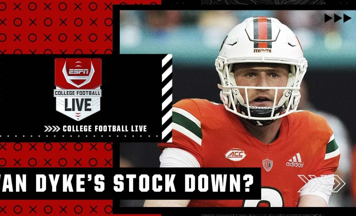 Tyler Van Dyke has looked uncomfortable in Miami’s new offense | College Football Live