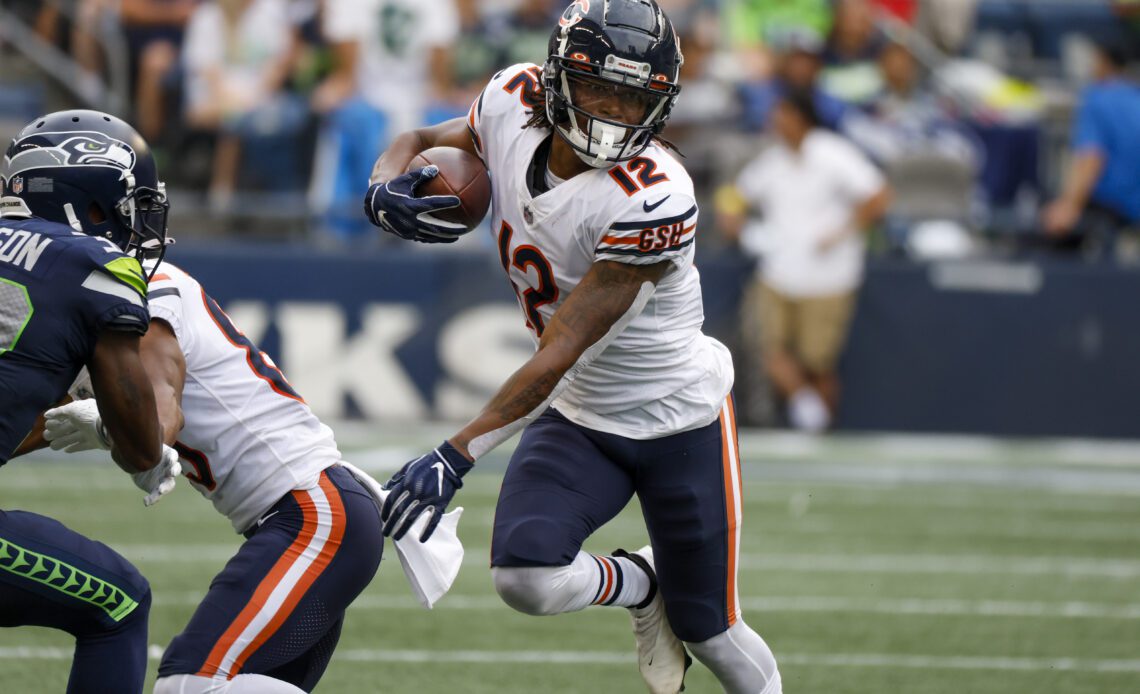 Velus Jones Jr. didn’t practice Wednesday