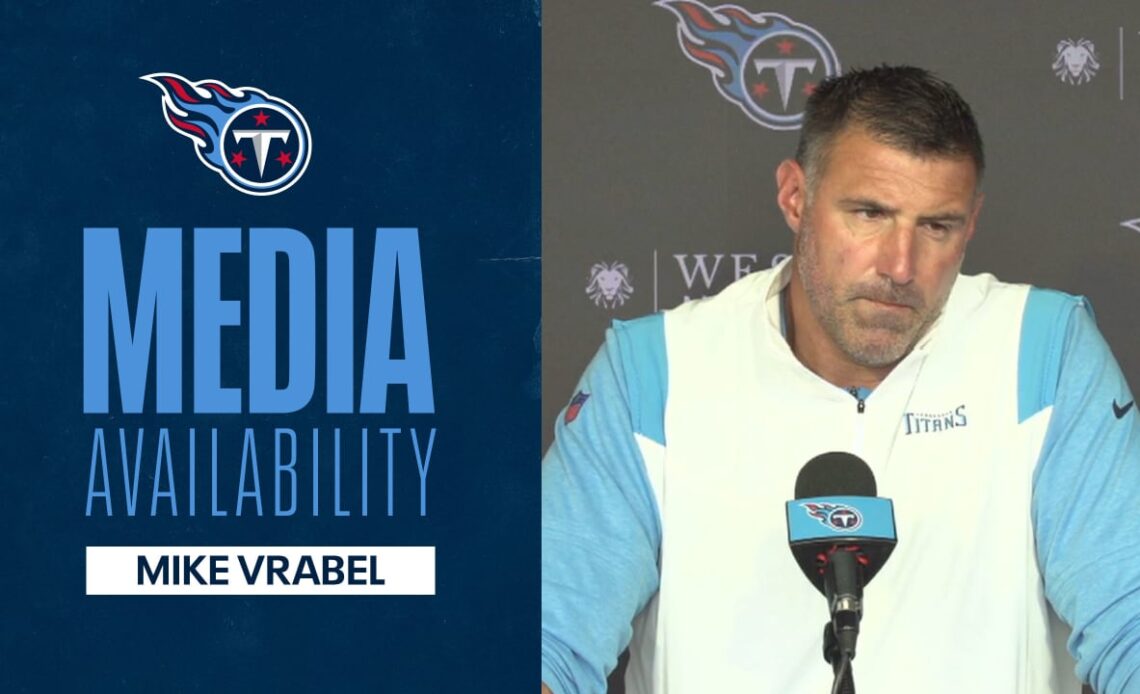 We Need Production From Everybody | Mike Vrabel Media Availability 