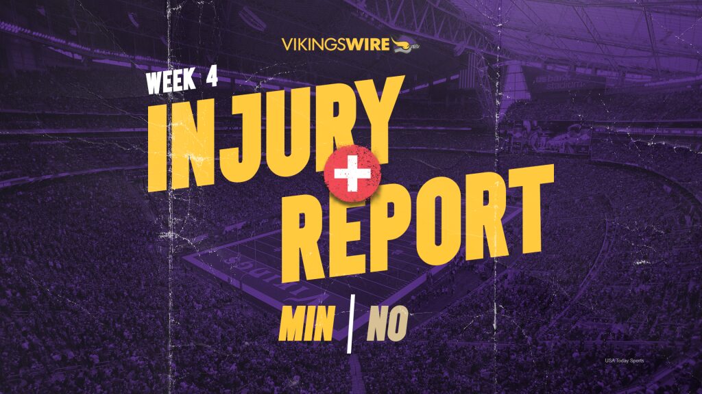 Week 4 initial injury report