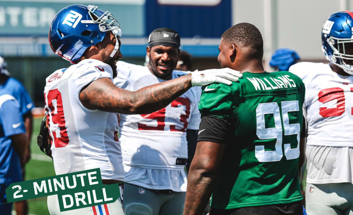 What Did Quinnen Williams Learn About the Jets Defense Following the Joint Session with the Giants?