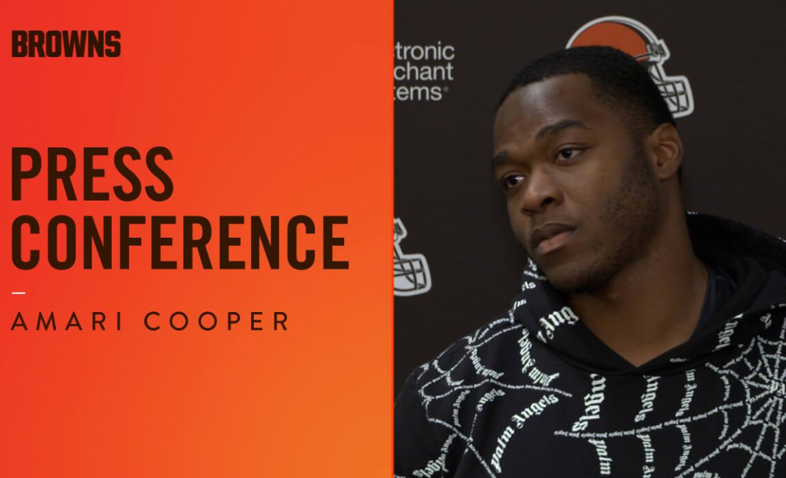 Amari Cooper: "There's always something you can improve on"