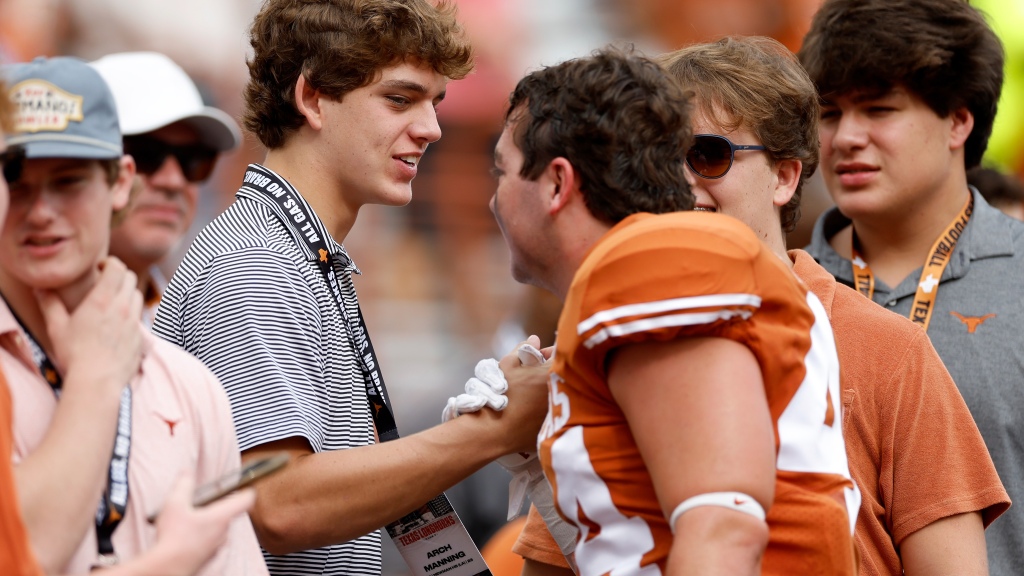 Arch Manning and Colton Vasek enjoying their Texas visit