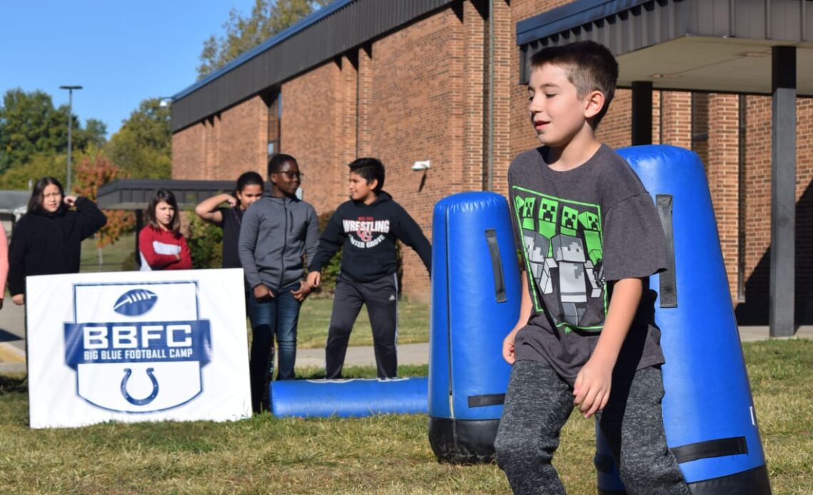 Big Blue Football Camp | Chapel Glen Elementary 