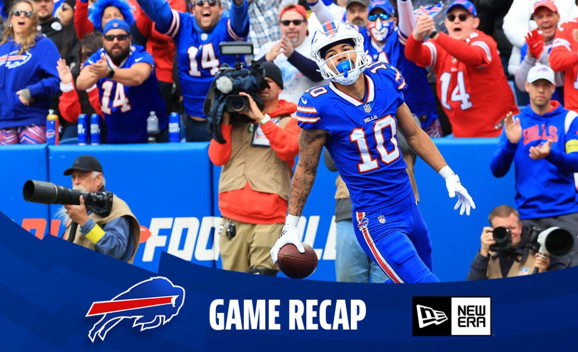 Bills overwhelm Steelers in first half, win 38-3 in dominant fashion