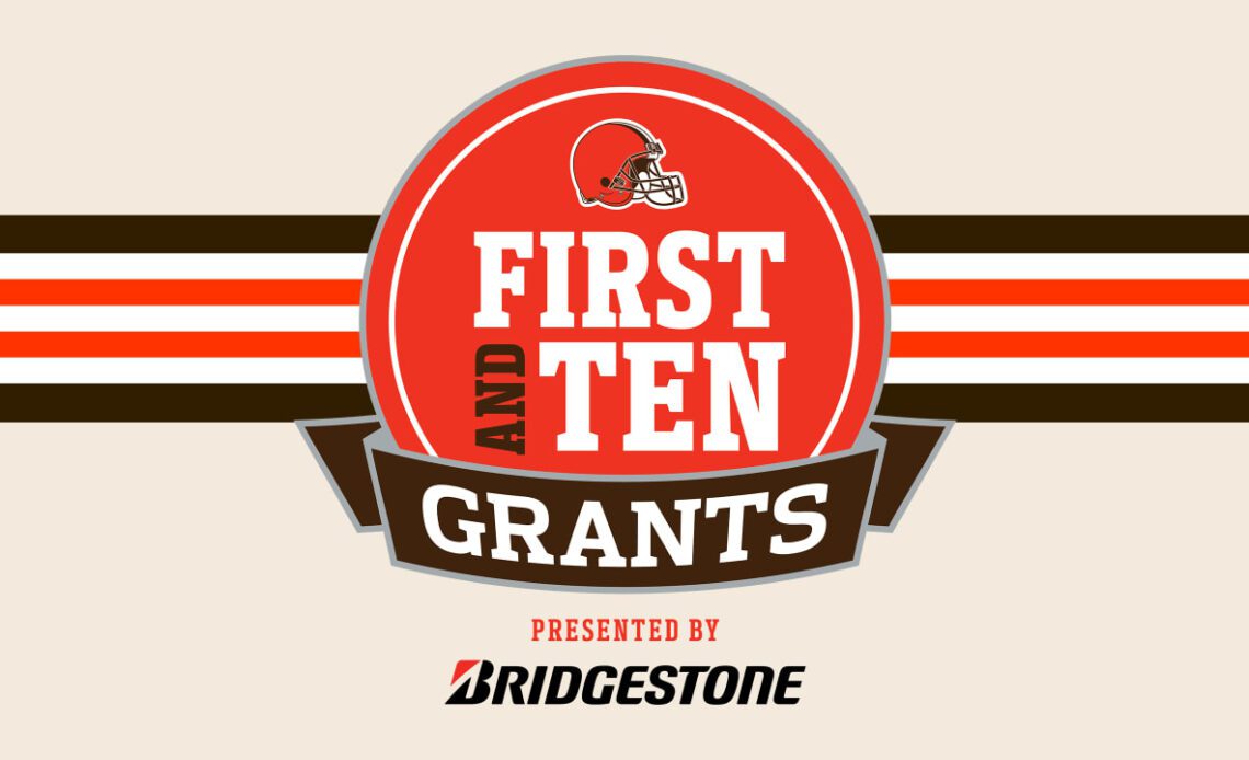 Browns, Bridgestone launch 3rd annual First and Ten Grants to empower communities