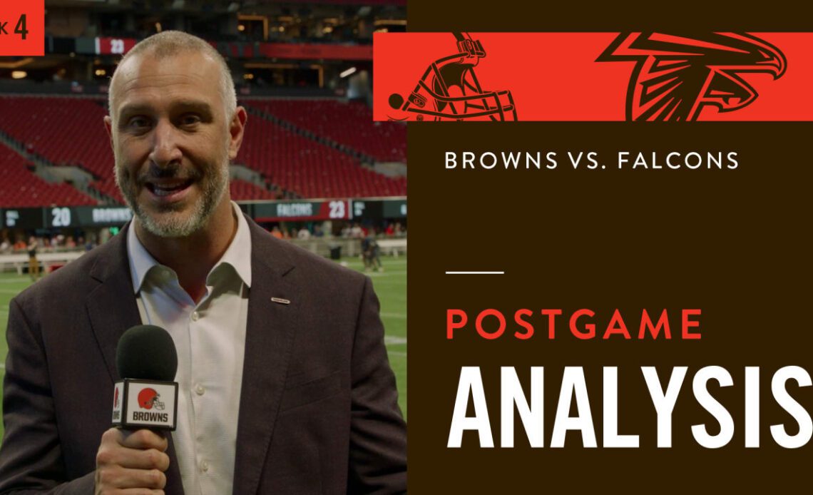 Browns vs. Falcons Postgame Analysis