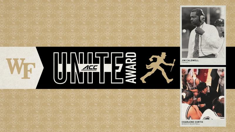 Caldwell, Curtis Honored as Wake Forest’s ACC UNITE Award Recipients